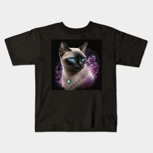 Shimmery Siamese Kids T-Shirt